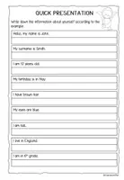 Vorschau - Arbeitsblätter - Englisch in der Grundschule – Sich vorstellen mit einfachen Sätzen (English for Primary School – Introducing Yourself with Simple Sentences) - Seite 2
