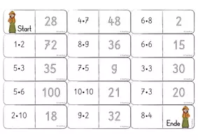 Vorschau - Spiele - Legedomino - Einmaleins - (verschiedene Farben) - Seite 3