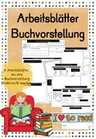 Vorschau - Arbeitsblätter - Arbeitsblätter Buchvorstellung - Deckblatt