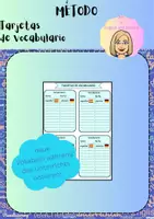 Vorschau - Merkblätter - Método - tarjetas de vocabulario - Deckblatt