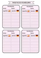 Vorschau - Merkblätter - Método - tarjetas de vocabulario - Seite 3