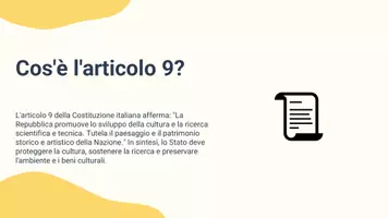 anteprima - Presentazioni / Lavagne - L´articolo 9 della Costituzione italiana - Pagina 2