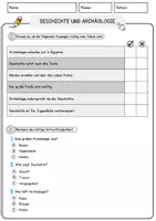 Vorschau - Arbeitsblätter - Geschichte und Archäologie Erdkunde – Lesetext mit Richtig/Falsch-, Multiple-Choice- und offenen Fragen - Seite 2