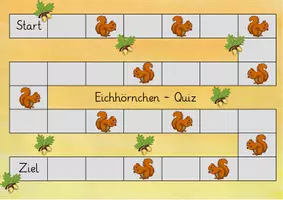 Vorschau - Spiele - Eichhörnchen - Quiz: Würfelspiel – Wiederholung & Festigung im Sachunterricht (Grundschule) - Seite 2