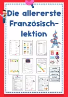 Vorschau - Arbeitsblätter - Die erste Französischstunde - cooles Material für den Anfangsunterricht - Deckblatt