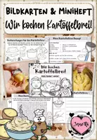 Vorschau - Arbeitsblätter - Bildkarten & Miniheft: Wir kochen Kartoffelbrei! - Deckblatt