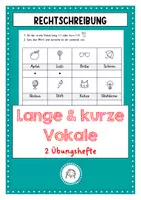 Vorschau - Stundenentwürfe - Lange und kurze Vokale - Deckblatt