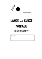 Vorschau - Stundenentwürfe - Lange und kurze Vokale - Seite 1