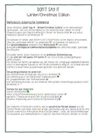 Vorschau - Spiele - Don't Say It Winter Christmas Englisch Speaking Sek I - Seite 1