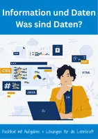 Vorschau - Arbeitsblätter - Informatik Sek 1 – Was sind Daten ? - Deckblatt