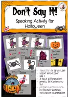 Vorschau - Spiele - Don't Say It Halloween Speaking Activity Sek I Englisch - Deckblatt