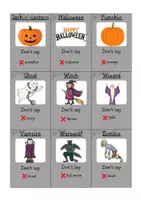 Vorschau - Spiele - Don't Say It Halloween Speaking Activity Sek I Englisch - Seite 2