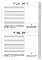 Vorschau - Mal- und Bastelvorlagen - Mein Alphabetheft - Wörterbuch zum selber Gestalten - Seite 2