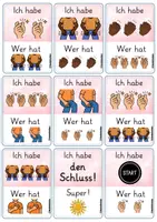 Vorschau - Spiele - Ich habe, wer hat? Bodypercussion Spiel Klasse 2-4 differenziert für 27 Kinder - Seite 3