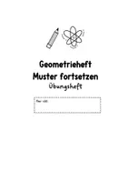 Vorschau - Arbeitsblätter - Muster erkennen und fortsetzen. Übungsheft - Seite 1