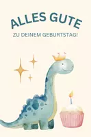 Vorschau - Anderer Materialtyp - Dino Geburtstagsaufsteller Dinoklasse - Deckblatt
