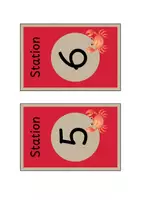 Vorschau - Stationenlernen - Stationsschilder Krabbe / Krabbenklasse - Seite 3