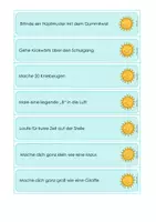 Vorschau - Aufgabenkarten - 30 Kärtchen für Bewegungspausen - Seite 3