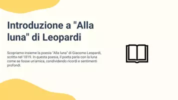 anteprima - Presentazioni / Lavagne - Alla luna: Analisi del tema e dei sentimenti - Pagina 2