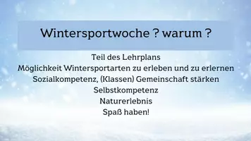 Vorschau - Anderer Materialtyp - detaillierte Vorlage: Elterninformationsabend Skikurs - Seite 1