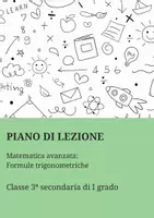 anteprima - Piani di lezione - Matematica Avanzata: Funzioni Trigonometriche - Pagina di copertina