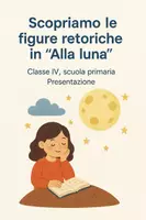 anteprima - Presentazioni / Lavagne - Scopriamo le figure retoriche in 'Alla luna' - Pagina di copertina