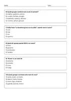 anteprima - Compiti in classe/Test - Grammatica italiana base: riconoscimento dei tipi di nomi - Pagina 3