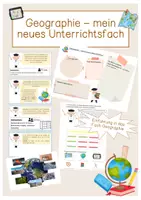 Vorschau - Stundenentwürfe - Geographie - mein neues Unterrichtsfach - Deckblatt