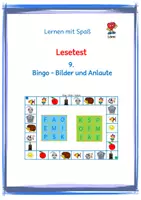 Vorschau - Spiele - Lestest: 9. Bingo - Bilder + Anlaute - Deckblatt