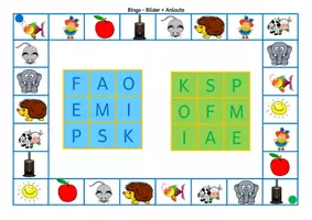 Vorschau - Spiele - Lestest: 9. Bingo - Bilder + Anlaute - Seite 2
