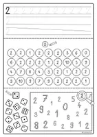 Vorschau - Arbeitsblätter - Zahlen 0 bis 10, Zahlen schreiben, nachspuren, Zahlen Maze - Seite 3