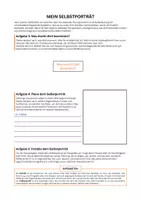 Vorschau - Arbeitsblätter - Selbstporträt – Wer bin ich? - Seite 1
