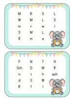 Vorschau - Arbeitsblätter - Lesefant Kartei 1 & 2 - Seite 1