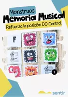 Vista previa - Juegos / Gamificación - Memoria Musical Imprimible – Notas en Posición de C Central - Portada