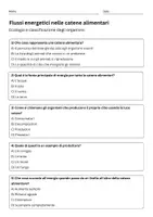 anteprima - Quiz - Quiz: Flussi energetici nelle catene alimentari - Pagina 1