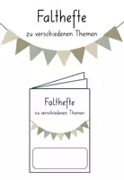 Vorschau - Mal- und Bastelvorlagen - Falthefte | Anleitung und Vorlage fürs Basteln | einfach und mit wenig Material - Deckblatt