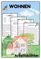 Vorschau - Arbeitsblätter - Thema Wohnen - Arbeitsblätter 2.Klasse - Deckblatt