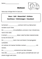 Vorschau - Arbeitsblätter - Thema Wohnen - Arbeitsblätter 2.Klasse - Seite 3