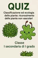 anteprima - Quiz - Quiz: Classificazione ed ecologia delle piante - Pagina di copertina