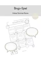 Vorschau - Spiele - Spiel: Sommerferien-Bingo - Deckblatt