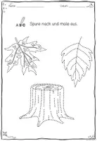 Vorschau - Arbeitsblätter - Arbeitsblätter Herbst – Rätselheft für Vorschule & Grundschule Klasse 1 (PDF) - Seite 3
