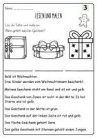 Vorschau - Arbeitsblätter - Winter Lesen und Malen - Winterliche Arbeitsblätter - Seite 3