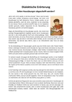 Vorschau - Arbeitsblätter - Mustertext Erörterung - Sollen Hausübungen abgeschafft werden? - Seite 1