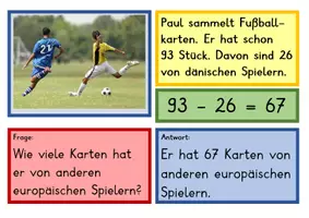 Vorschau - Fördermaterial/Inklusion - Textaufgaben. Legematerial zum Zuordnen - Seite 2