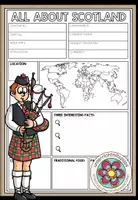 Vorschau - Arbeitsblätter - SCOTLAND – Fact File (Steckbrief) - Deckblatt