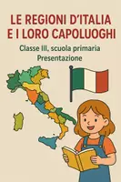 anteprima - Presentazioni / Lavagne - Le regioni d'Italia e i loro capoluoghi - Pagina di copertina