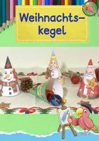 Vorschau - Mal- und Bastelvorlagen - Kunst Weihnachten, Weihnachtskegel, Adventskalender - Deckblatt