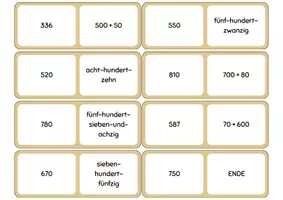 Vorschau - Spiele - Domino 1000 HZE / Zahlenraum 1000 - Seite 3