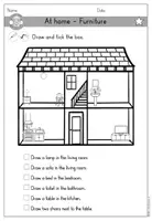 Vorschau - Arbeitsblätter - At home Furniture (Möbel) Arbeitsblatt Leseverstehen differenziert - Englisch - Seite 2