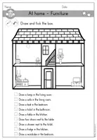 Vorschau - Arbeitsblätter - At home Furniture (Möbel) Arbeitsblatt Leseverstehen differenziert - Englisch - Seite 3